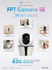 Chính thức FPT Camera SE, tích hợp AI, góc quay linh hoạt